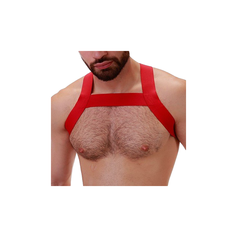Barcode Berlin Harnais Élastique MATT Rouge